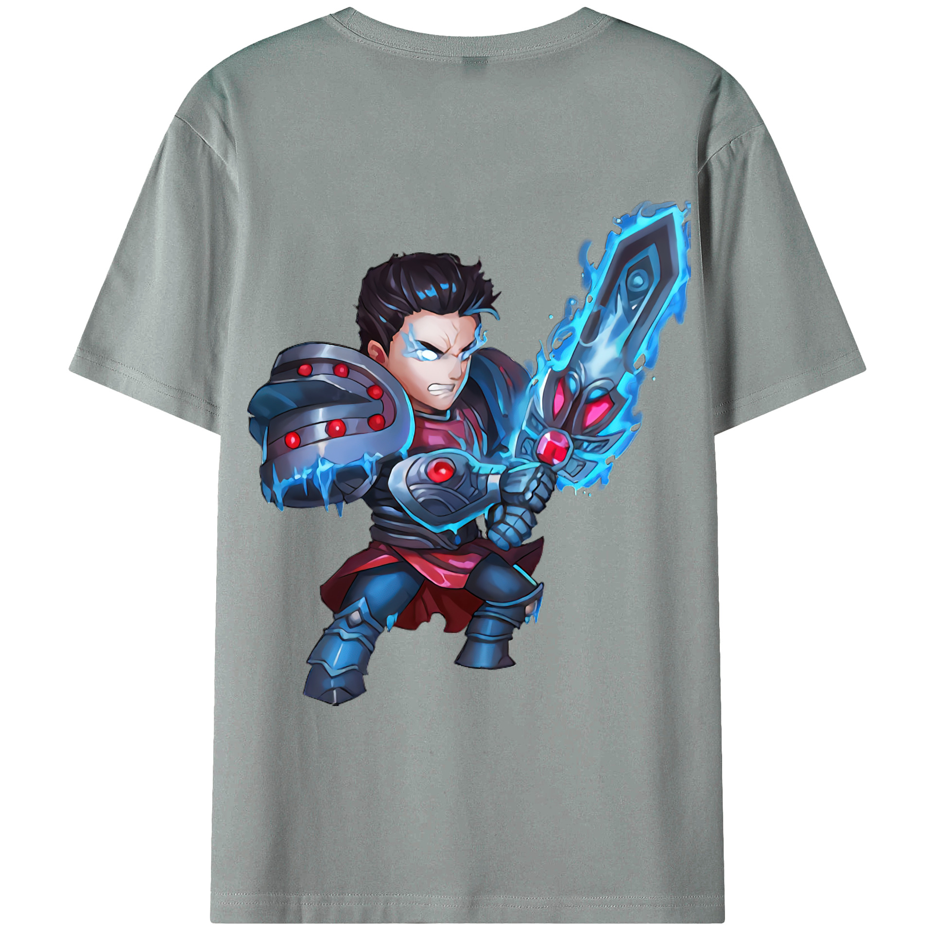 （画像用） リーグ・オブ・レジェンド League of Legends LOL 綿100％ メンズ半袖Tシャツ（バックプリント） 通気性
